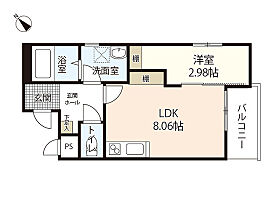 広島県広島市西区庚午北3丁目（賃貸アパート1LDK・2階・30.58㎡） その2