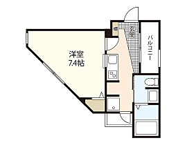 広島県広島市安佐南区高取北3丁目（賃貸アパート1K・3階・26.51㎡） その1