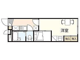 広島県広島市安佐南区長楽寺2丁目（賃貸アパート1K・2階・22.35㎡） その2