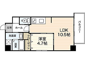 広島県広島市西区中広町1丁目（賃貸マンション1LDK・5階・39.36㎡） その1