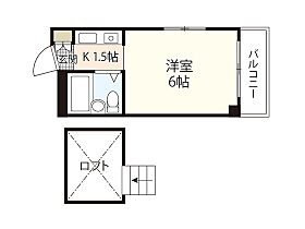 広島県広島市西区草津浜町（賃貸マンション1K・4階・21.55㎡） その2