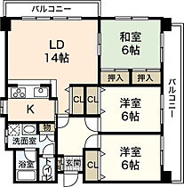 グランヴィア鶴見  ｜ 広島県広島市中区鶴見町（賃貸マンション3LDK・6階・83.30㎡） その2