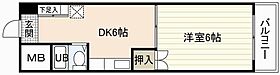 第2原本ビル  ｜ 広島県広島市西区楠木町1丁目（賃貸マンション1DK・8階・24.02㎡） その2