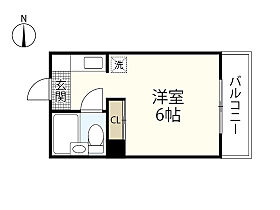 広島県広島市西区己斐中1丁目（賃貸マンション1R・4階・16.00㎡） その2