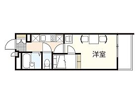 広島県広島市安佐南区西原1丁目（賃貸マンション1K・2階・19.87㎡） その2