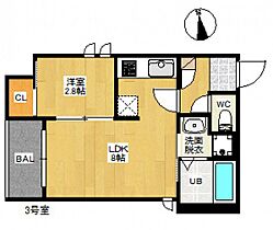 REGALEST舟入南  ｜ 広島県広島市中区舟入南4丁目（賃貸アパート1LDK・3階・28.24㎡） その2