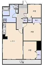 間取図画像 3LDK