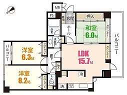 間取図画像 3LDK
