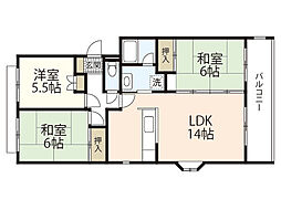 間取図画像 3LDK