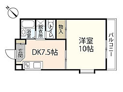 間取図画像 1DK
