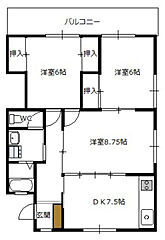 物件の間取り