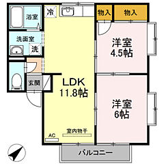 物件の間取り