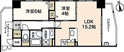 ラルウェンディ縮景園前イースト 2LDKの間取図画像