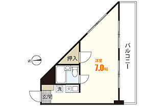 ロシェル川内  ｜ 広島県広島市安佐南区川内5丁目（賃貸マンション1R・4階・18.00㎡） その2