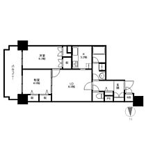 コスモ三滝本町  ｜ 広島県広島市西区三滝本町1丁目（賃貸マンション2LDK・10階・55.24㎡） その2