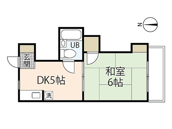 広島県広島市南区段原南1丁目(賃貸マンション1DK・1階・22.50㎡)の写真 その2