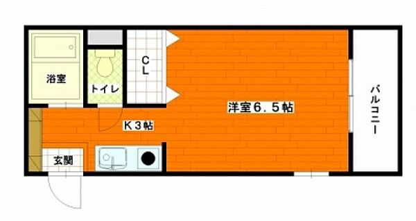 広島県広島市南区翠2丁目(賃貸マンション1K・2階・23.13㎡)の写真 その2