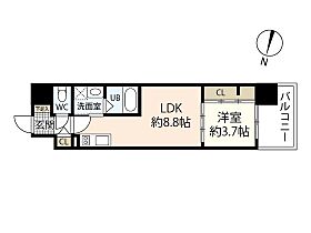 広島県広島市南区比治山町（賃貸マンション1LDK・14階・32.82㎡） その2