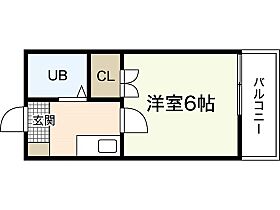 広島県広島市南区東雲2丁目（賃貸マンション1K・6階・18.00㎡） その2