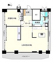 広島県広島市中区東平塚町（賃貸マンション1LDK・14階・114.68㎡） その2