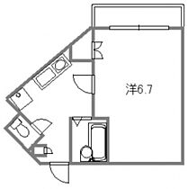 広島県安芸郡府中町城ケ丘（賃貸マンション1K・3階・24.00㎡） その2