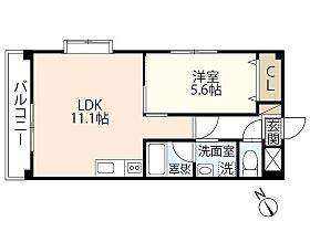 広島県広島市西区南観音7丁目（賃貸マンション1LDK・4階・41.00㎡） その2