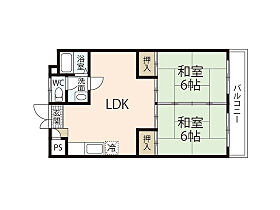 広島県広島市南区東雲2丁目（賃貸マンション2LDK・2階・48.11㎡） その2