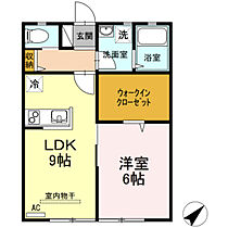 広島県広島市安芸区中野4丁目（賃貸アパート1LDK・2階・39.74㎡） その2