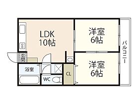 広島県広島市南区東雲本町1丁目（賃貸マンション2LDK・4階・42.93㎡） その2