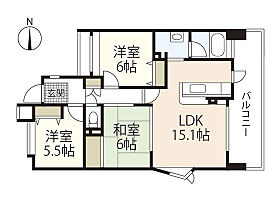 広島県広島市安佐南区祇園3丁目（賃貸マンション3LDK・5階・71.47㎡） その2