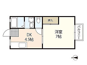 広島県広島市西区井口4丁目（賃貸アパート1DK・2階・27.00㎡） その2