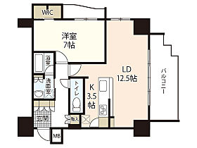 レーベン広島中広通り  ｜ 広島県広島市西区天満町（賃貸マンション1LDK・9階・56.13㎡） その2