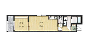 広島県広島市中区吉島東1丁目（賃貸アパート1LDK・1階・31.80㎡） その2