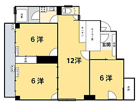 広島県広島市中区八丁堀（賃貸マンション3LDK・6階・64.96㎡） その2