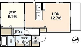 カレント  ｜ 広島県広島市西区福島町1丁目（賃貸アパート1LDK・2階・41.15㎡） その2