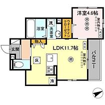 リベルタ三篠  ｜ 広島県広島市西区三篠町3丁目（賃貸アパート1LDK・1階・40.46㎡） その1