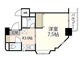 広島県広島市南区比治山町（賃貸マンション1K・9階・19.44㎡） その2