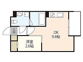 広島県広島市中区江波南2丁目（賃貸アパート1LDK・3階・29.35㎡） その2