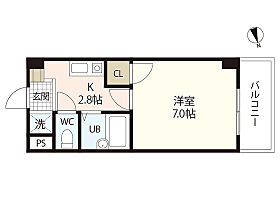 広島県広島市安佐南区中須1丁目（賃貸マンション1K・2階・22.68㎡） その2