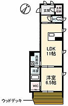 広島県広島市南区上東雲町（賃貸マンション1LDK・1階・45.50㎡） その2