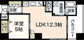 アールヴォレ楠木  ｜ 広島県広島市西区楠木町2丁目（賃貸マンション1LDK・3階・40.21㎡） その2