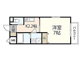 広島県安芸郡府中町浜田2丁目（賃貸マンション1K・1階・22.39㎡） その2