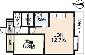 ニューワン河井ビル  ｜ 広島県広島市西区福島町1丁目（賃貸マンション1LDK・3階・41.60㎡） その2