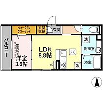 広島県広島市南区宇品御幸3丁目（賃貸アパート1LDK・1階・34.10㎡） その2