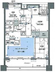 間取図画像 3LDK