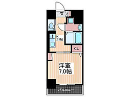 間取図画像 1K