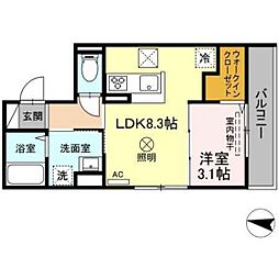 間取図画像 1LDK