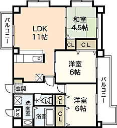 間取図画像 3LDK