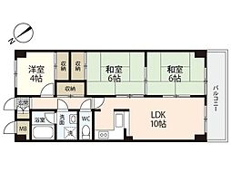 間取図画像 3LDK