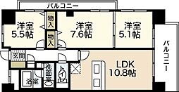 間取図画像 3LDK